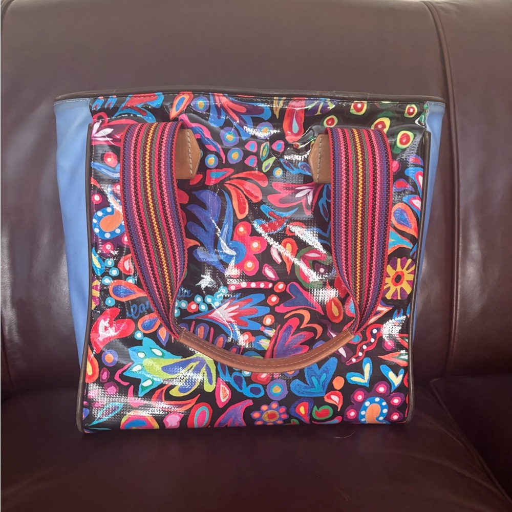 Consuela Colorful Patterned Tote Bag